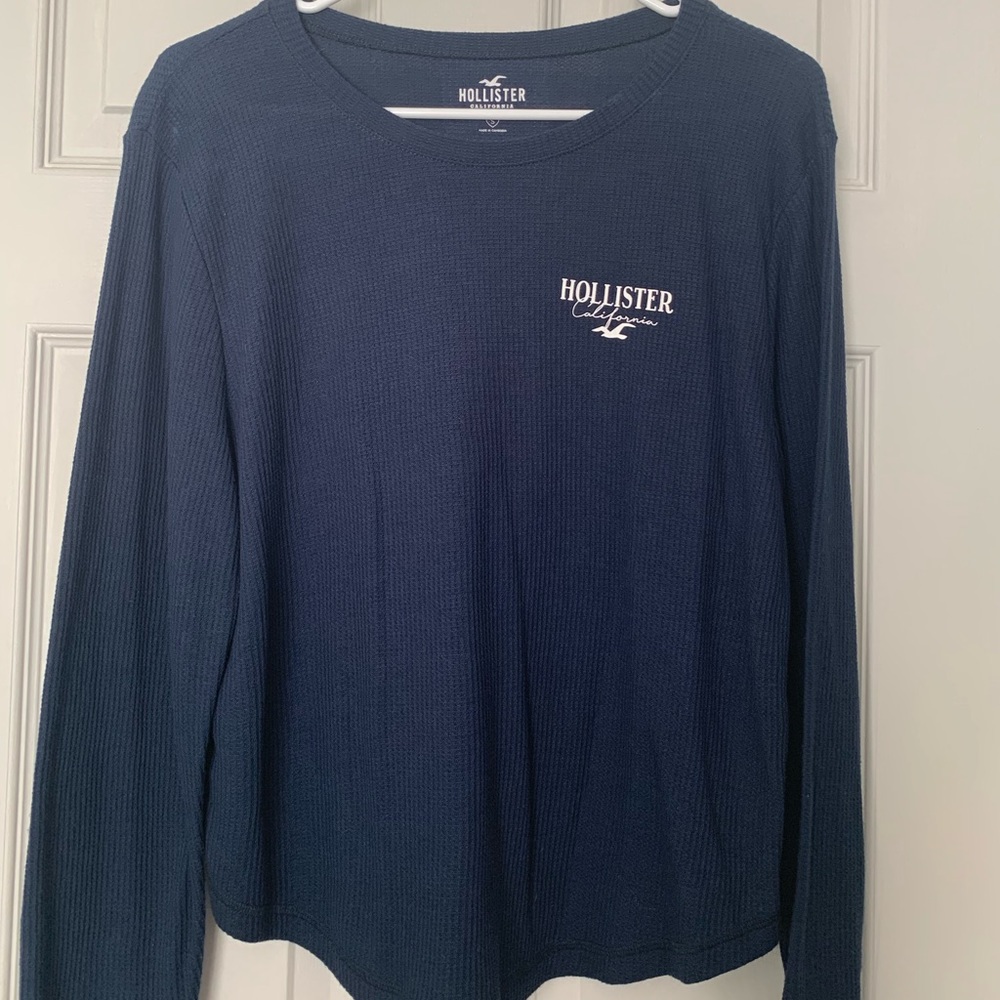 Navy Blue Hollister Long Sleeve